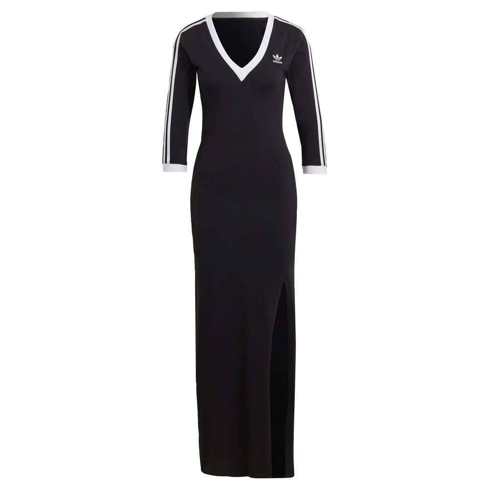 Adidas Adicolor Classics 3-Stripes Maxi Dress, Black