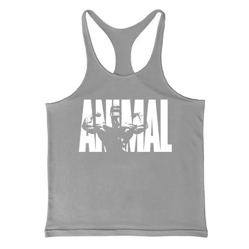 ANIMAL GYM Bodybuilding Stringer Tank Tops