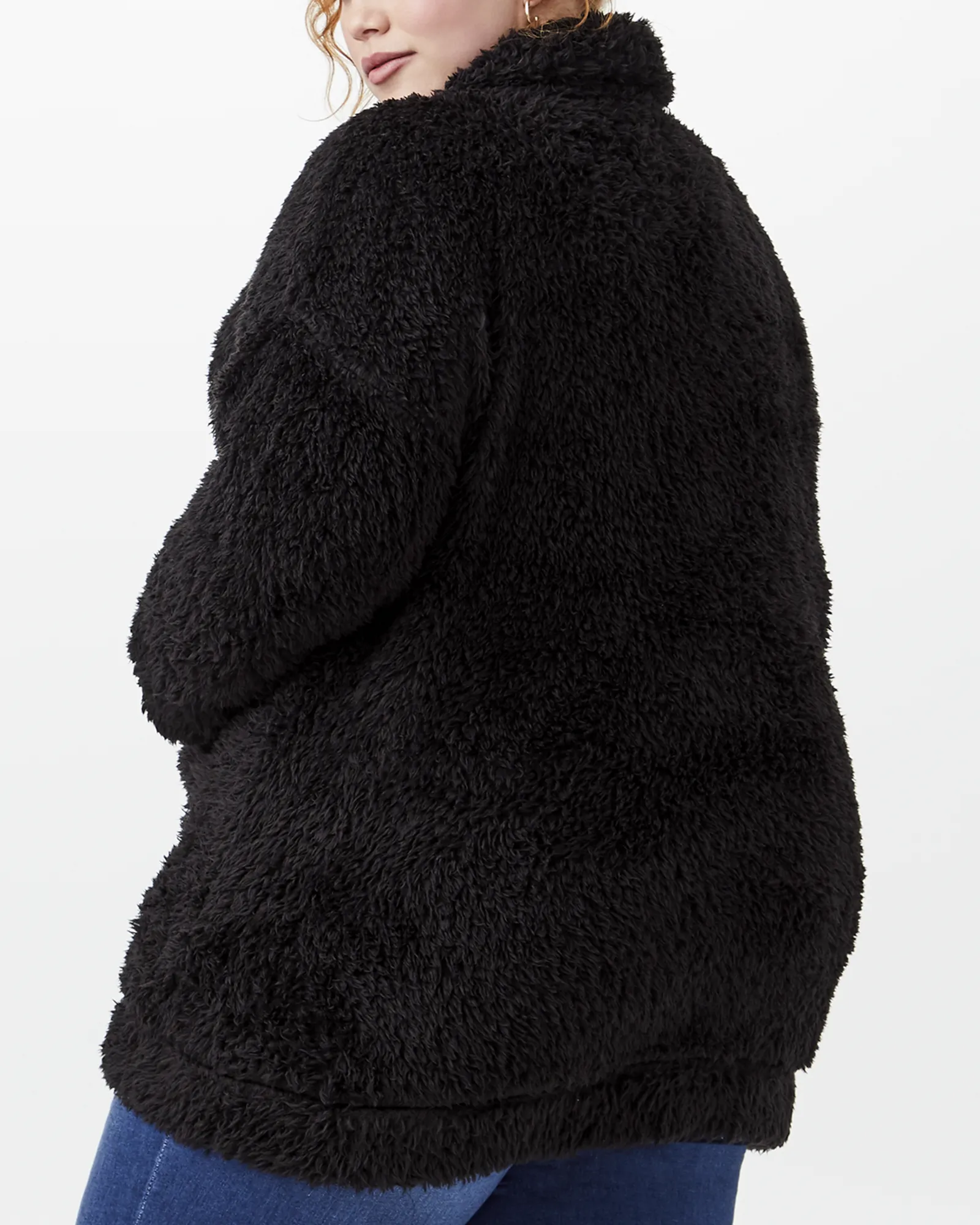 Anna Fleece Hoodie | Black