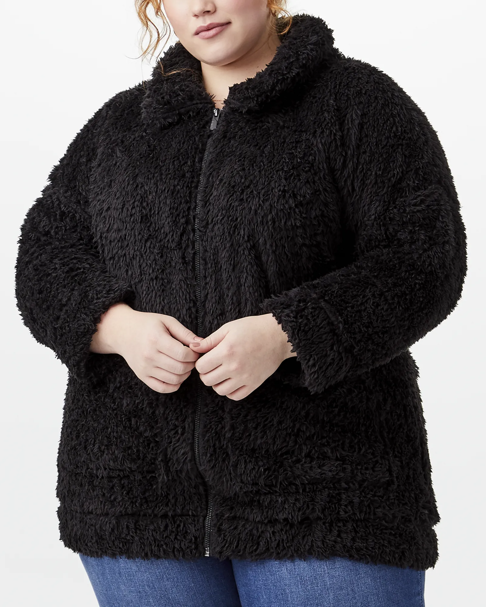 Anna Fleece Hoodie | Black