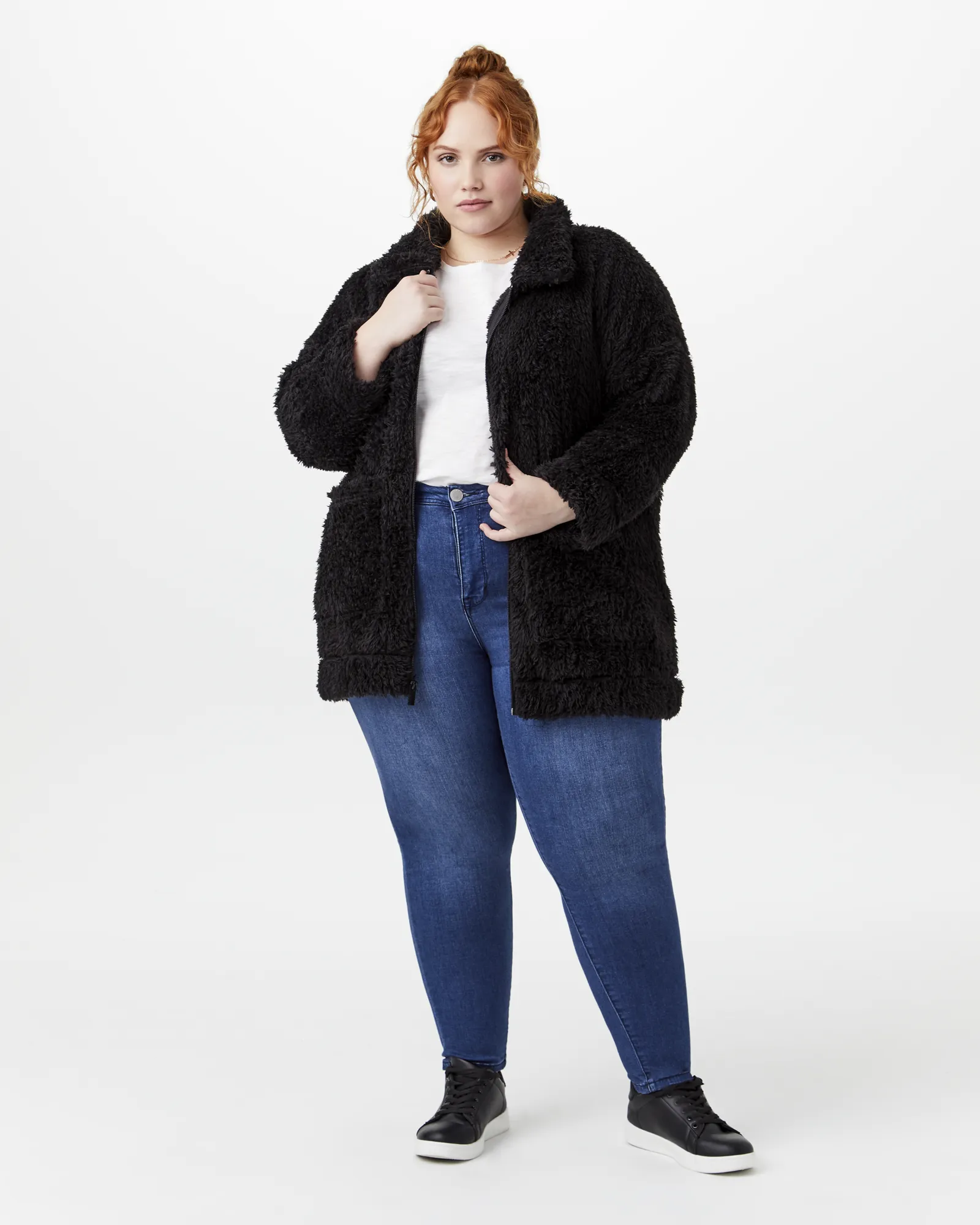 Anna Fleece Hoodie | Black
