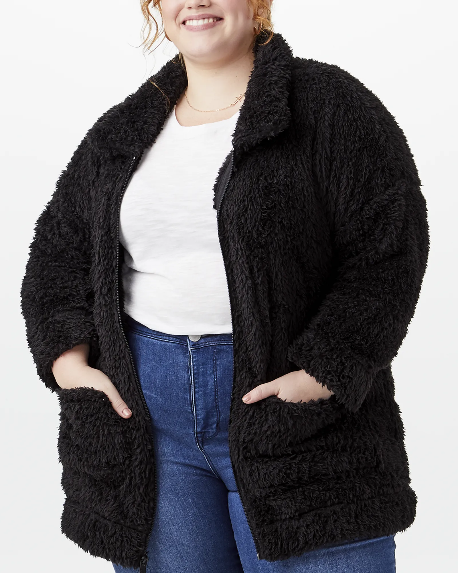 Anna Fleece Hoodie | Black
