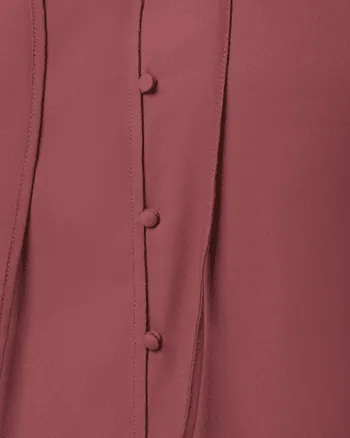 Betty Three-Quarter Sleeve Blouse | Mauve