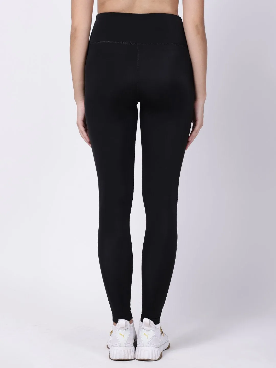 Black White Striped Ace Leggings