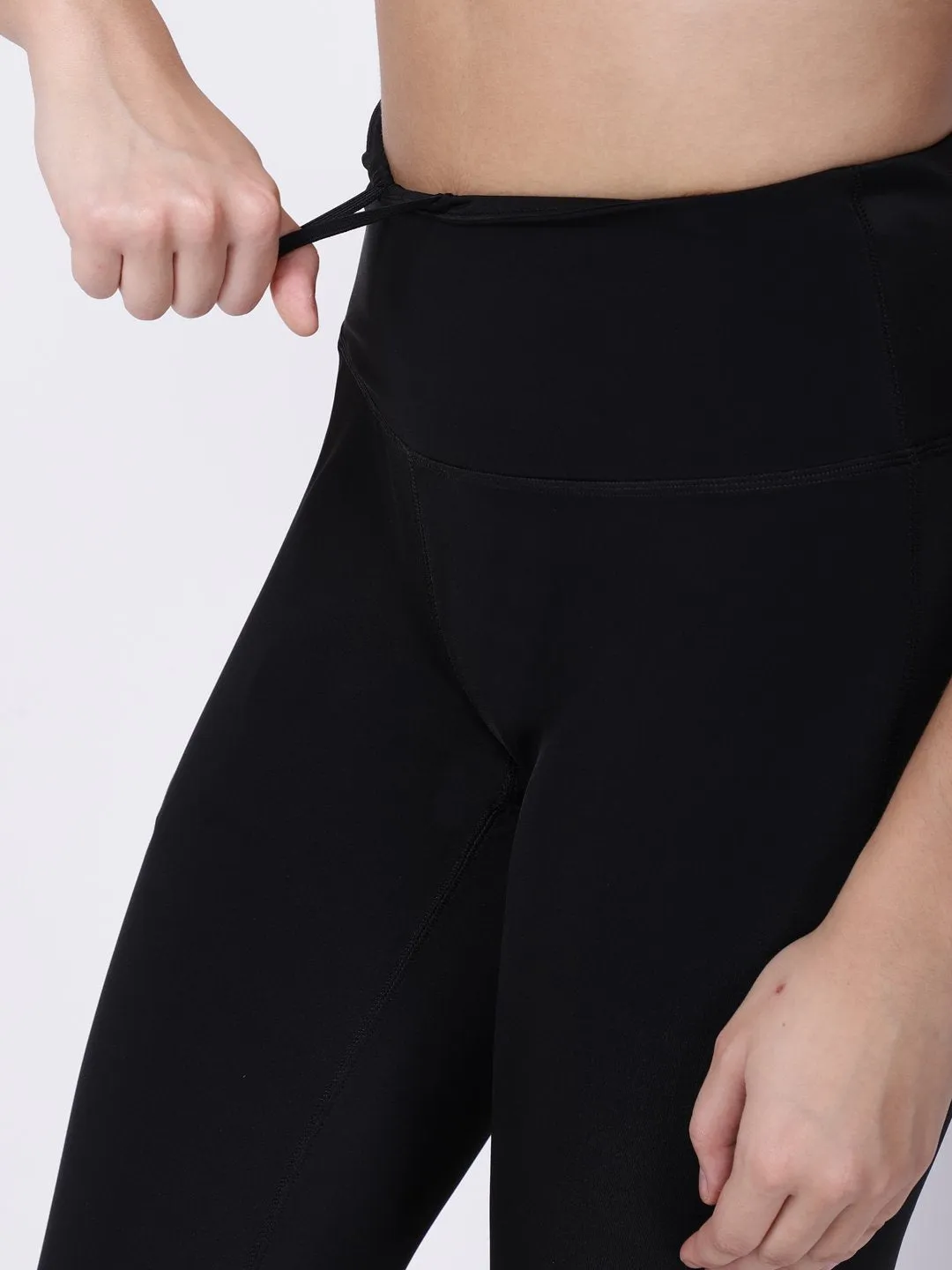 Black White Striped Ace Leggings