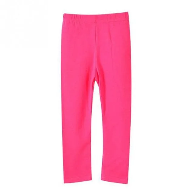 Candy Color Cotton Leggings