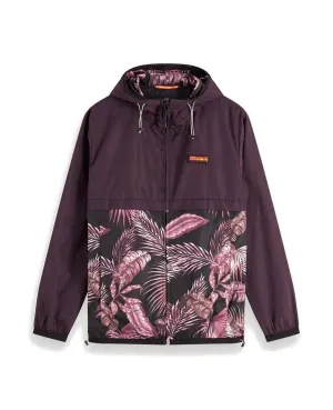 Double-Hood Jacket Maroon