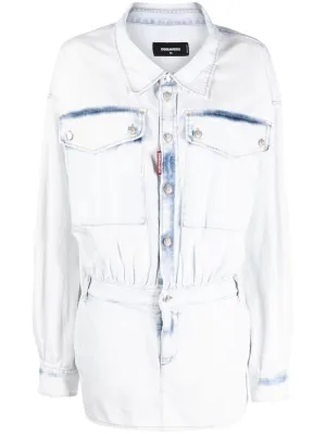 Dsquared2 Dresses Clear Blue