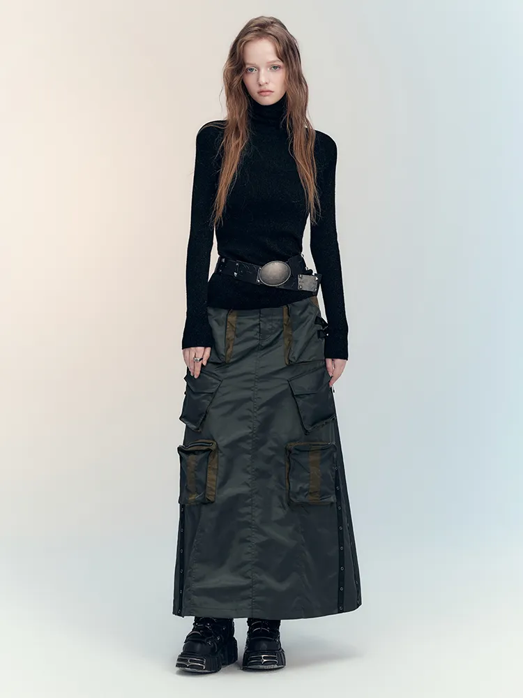 High-Neck Classy Simple Slim Knit