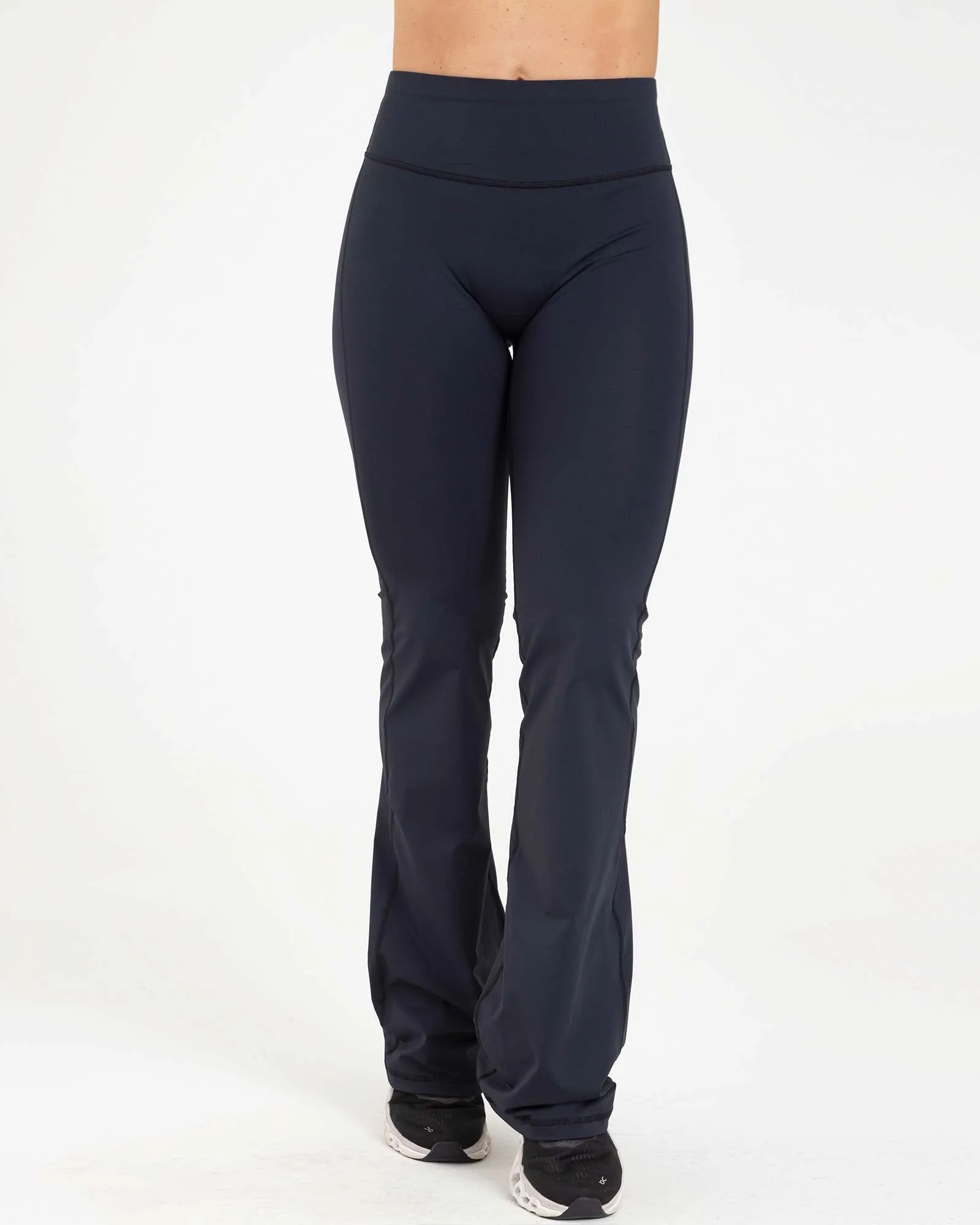 Leggings bell bottoms negro FIBER