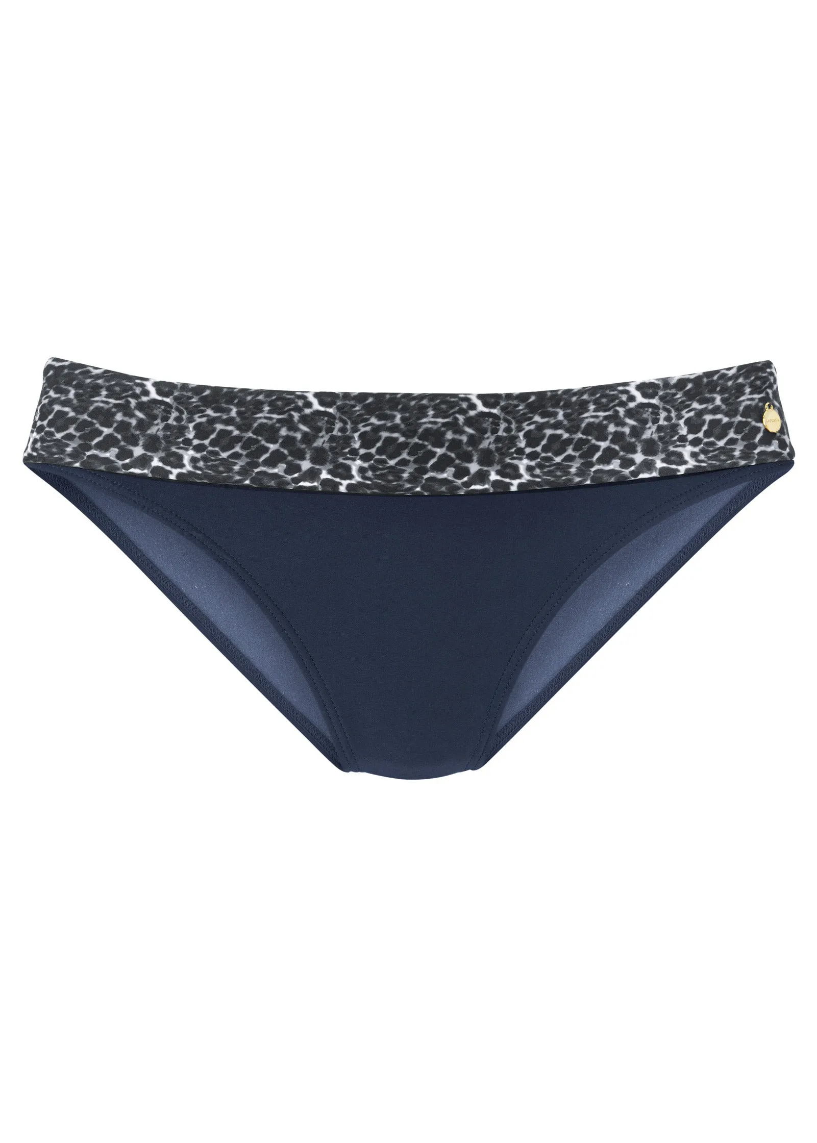 Mid-Rise Bikini Bottom - 5 Stripe