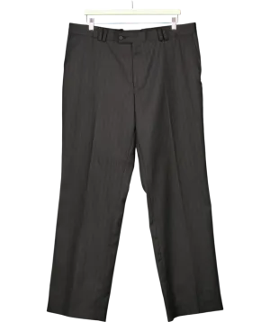 Mosaic Black Tailored Trousers UK L
