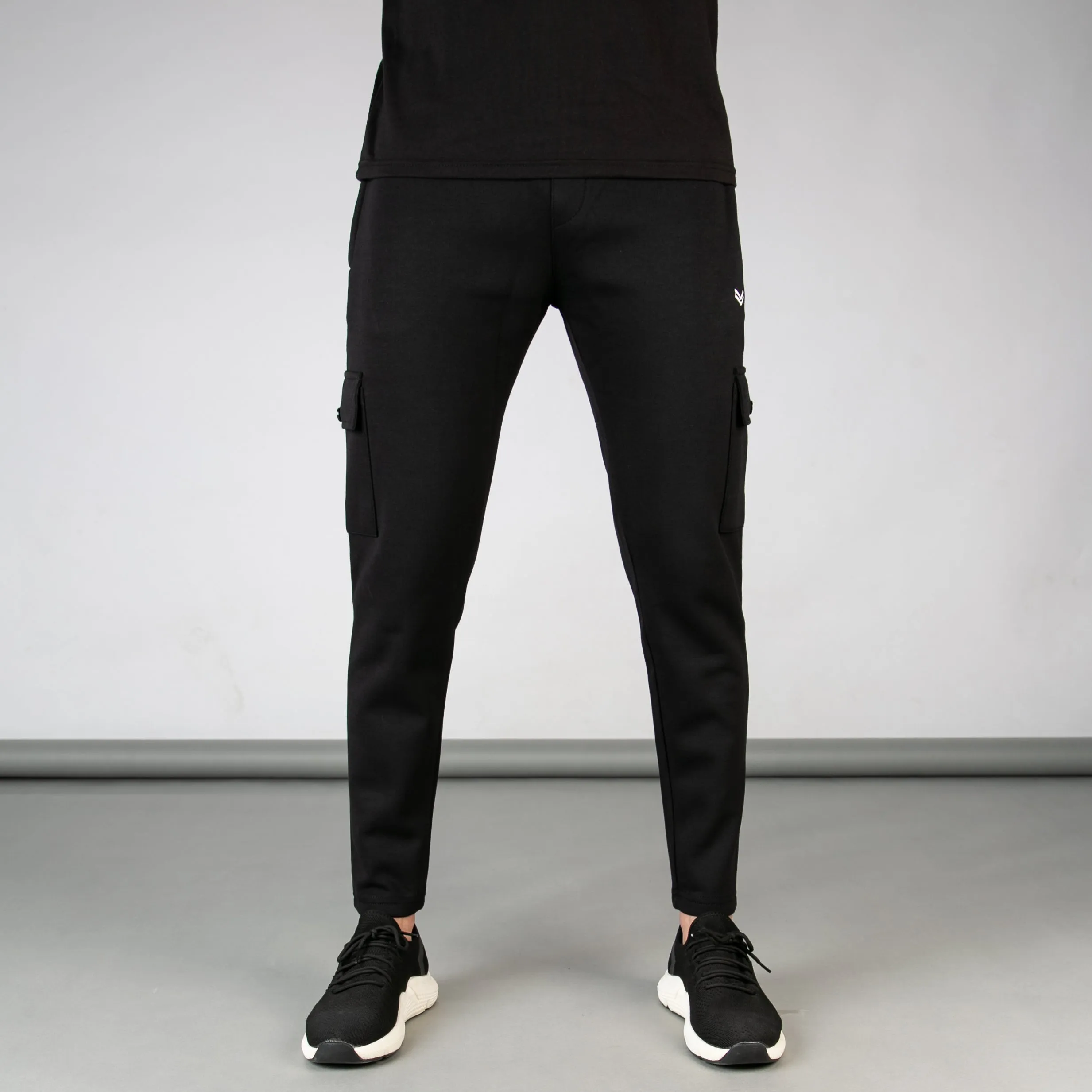 Solid Black Cargo Bottoms