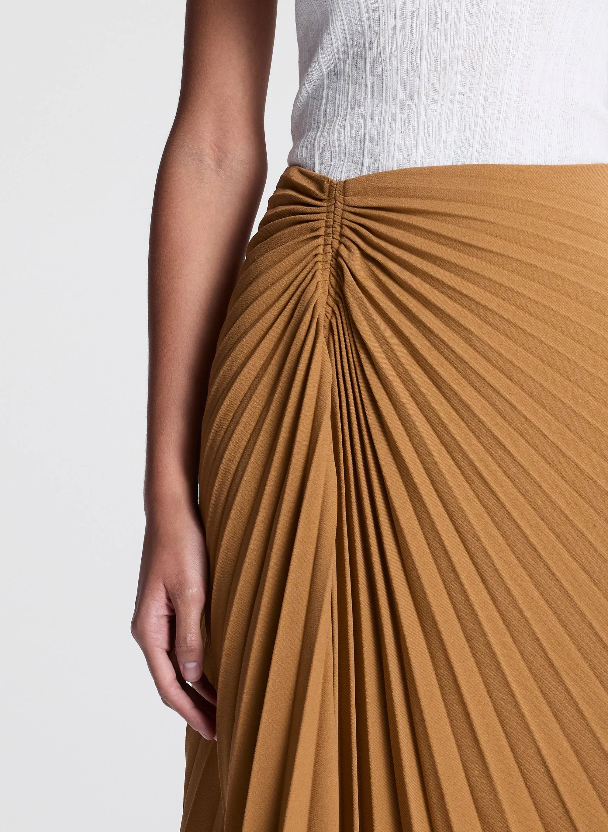 Tracy Pleated Tailored Skirt