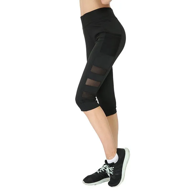 Women's Mesh Patchwork Sport Leggings